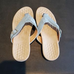 Light blue size 38 NWT flip flops
